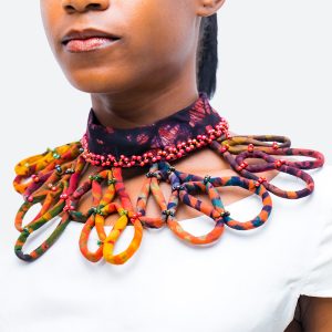 Beaded neckpiece 21