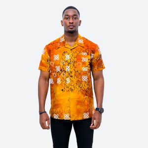 ‘Nkuruma kese’ Apricot Shirt