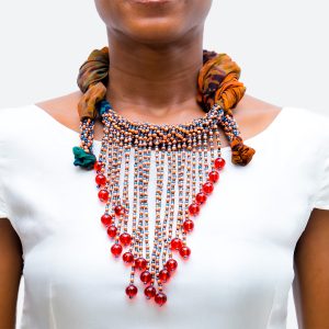 Beaded neckpiece 33