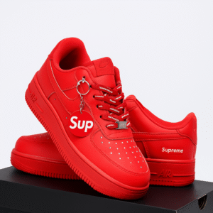 Supreme Red Edition Sneakers – Street Style Luxury