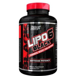 Nutrex Lipo 6 Black – Extreme Potency Fat Burner (120 Capsules)