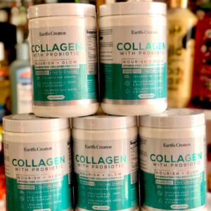 Earth’s Creation Collagen with Probiotic – Nourish + Glow (Unflavored)